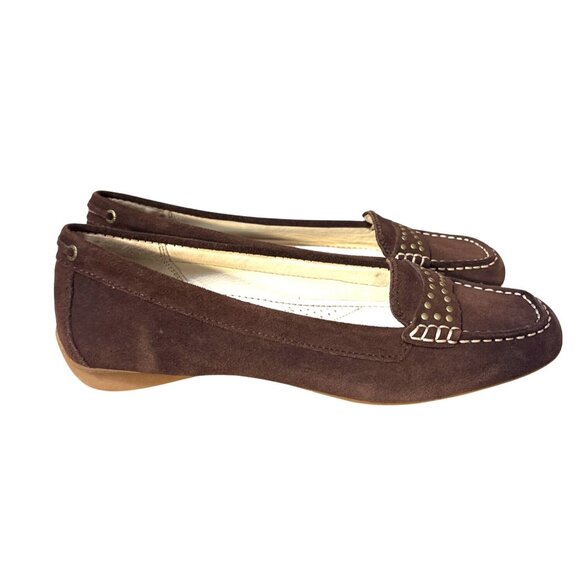Sperry Womens Brown Suede Loafers Size 7.5 - Picture 4 of 8